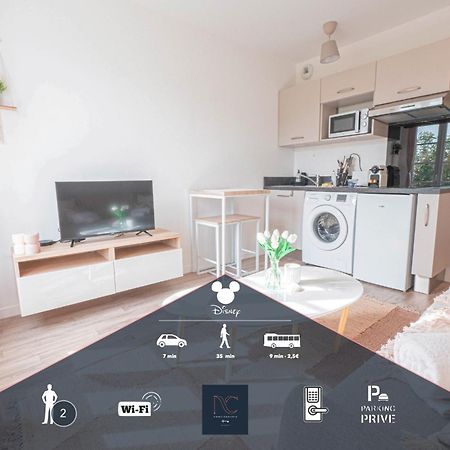 *Disneyland-Paris* Studio, 2Pers, Parking, Wifi Serris Dış mekan fotoğraf